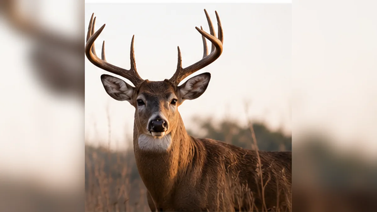 Mature whitetail deer buck standing in North Texas grassland for an on-the-hoof aging guide